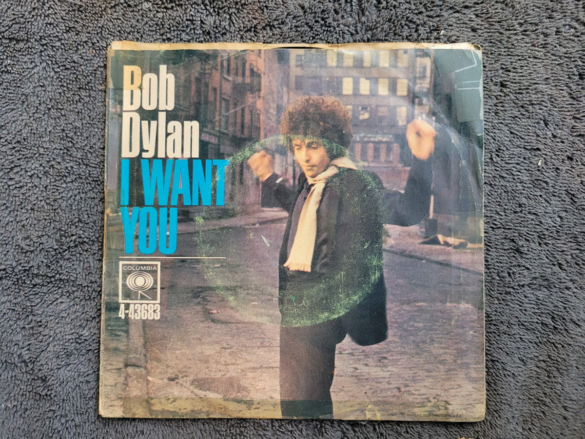 BOB DYLAN I WANT YOU PICTURE SLEEVE JUST LIKE TOM THUMB'S BLUES COLUMBIA 4-43683