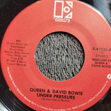 QUEEN & DAVID BOWIE UNDER PRESSURE PICTURE SLEEVE SOUL BROTHER E-47235
