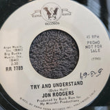 JON RODGERS TRY AND UNDERSTAND CATCH THE WIND WHITE LABEL PROMO RAMA RR 7789