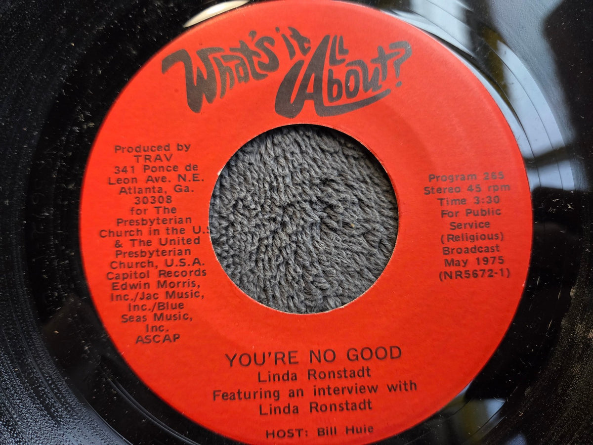 LINDA RONSTADT YOU'RE NO GOOD WHAT'S IT ALL ABOUT? PROGRAM 266 FANNY BUTTER BOY