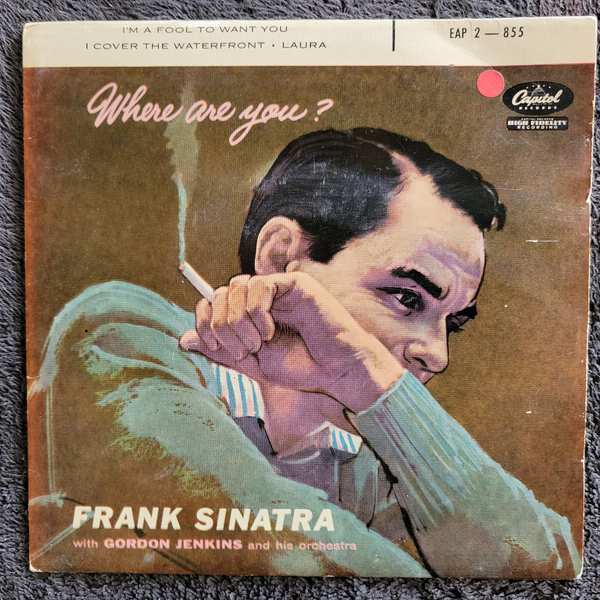 FRANK SINATRA WHERE ARE YOU IMPORT PS PICTURE SLEEVE