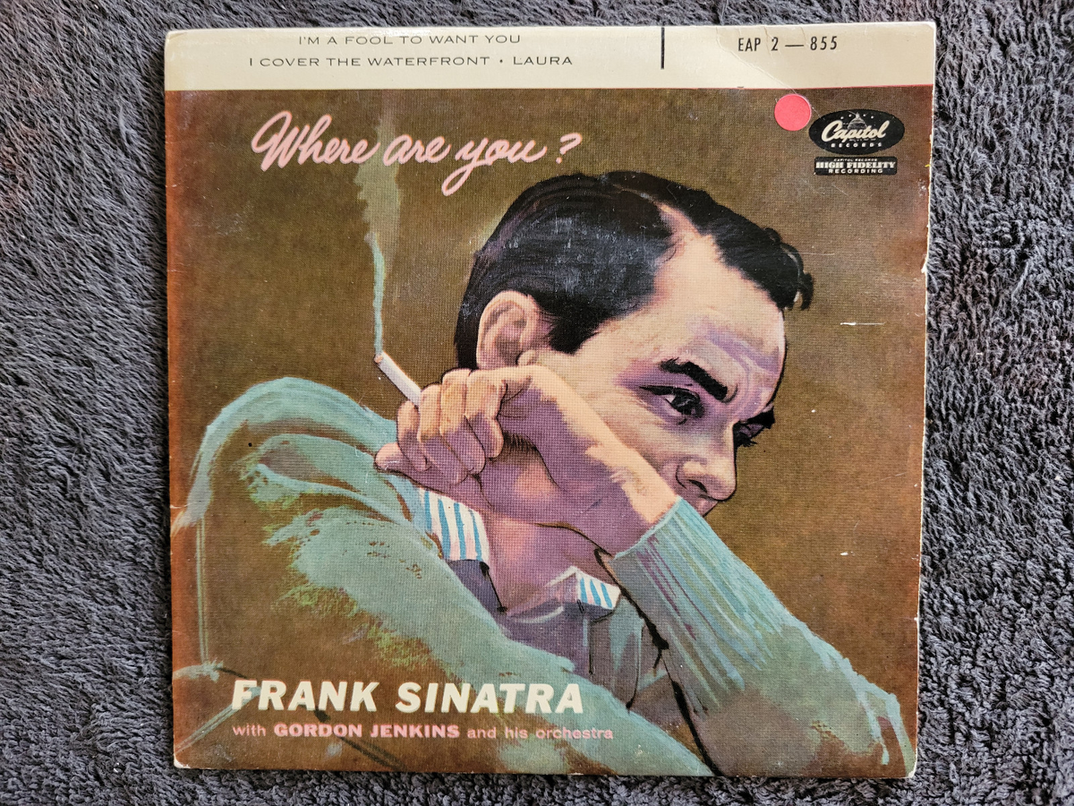 FRANK SINATRA WHERE ARE YOU IMPORT PS PICTURE SLEEVE