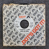 JOHN AND HERB I STARTED A JOKE WHITE LABEL PROMO DOT 45-17182 PAIN REMEMBERING
