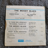 MOODY BLUES VOICES IN THE SKY DERAM IMPORT FRANCE DR LIVINGSTONE I PRESUME