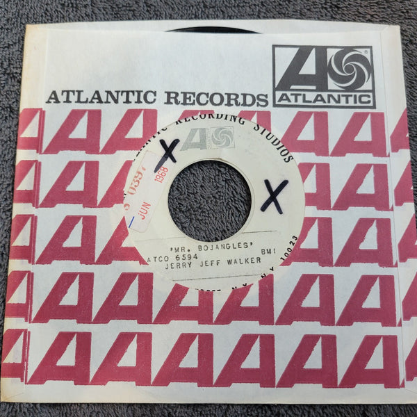 JERRY JEFF WALKER MR BOJANGLES TEST PRESSING WHITE LABEL PROMO