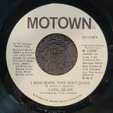 CARL BEAN I WAS BORN THIS WAY WHITE LABEL PROMO WLP DJ COPY