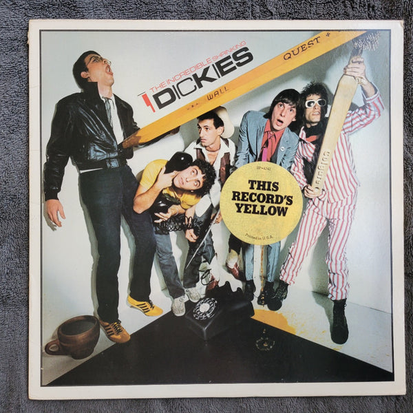 DICKIES THE INCREDIBLE SHRINKING FIRST PRESSING YELLOW VINYL