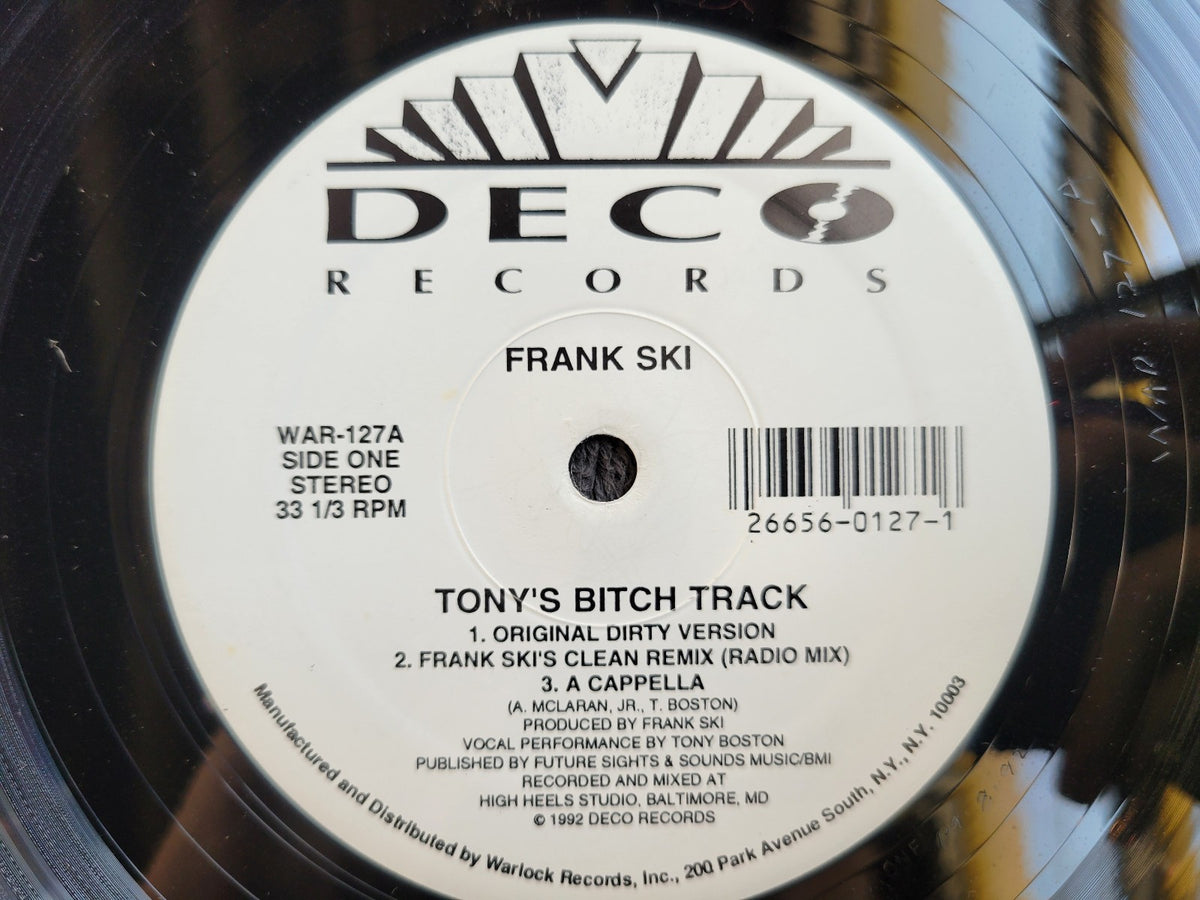FRANK SKI TONYS BITCH TRACK DECO RECORDS WHORES IN THE HOUSE