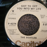 BEATLES GOT TO GET YOU INTO MY LIFE WLP MONO CAPITOL P-4274 WHITE LABEL PROMO
