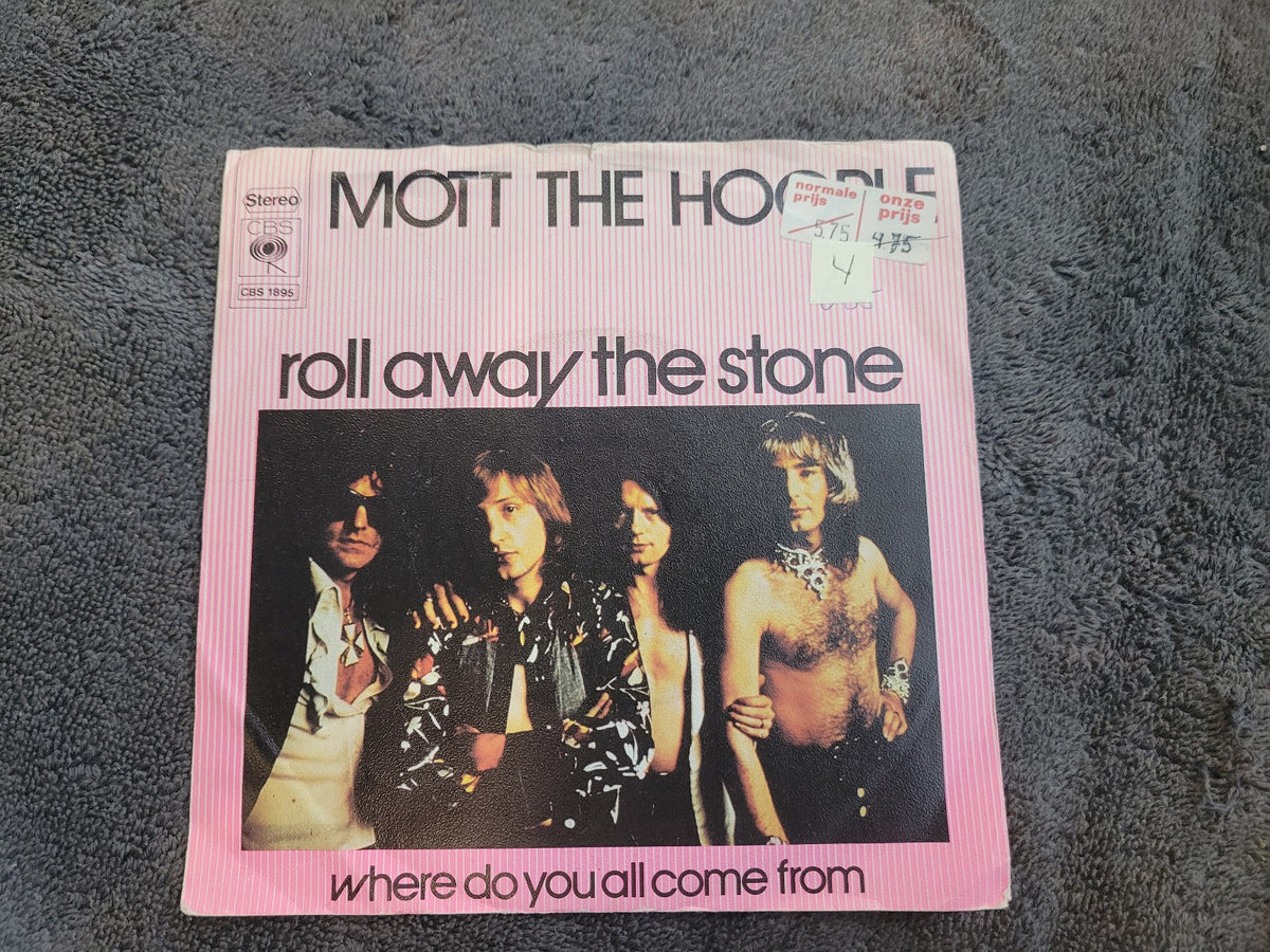 MOTT THE HOOPLE ROLL AWAY THE STONE PICTURE SLEEVE IMPORT IAN HUNTER