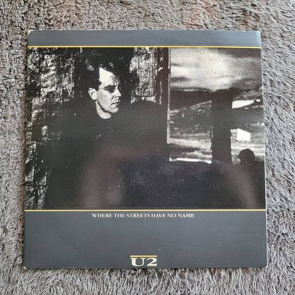 U2 WHERE THE STREETS HAVE NO NAME GER IMPORT BRIAN ENO PS PICTURE SLEEVE