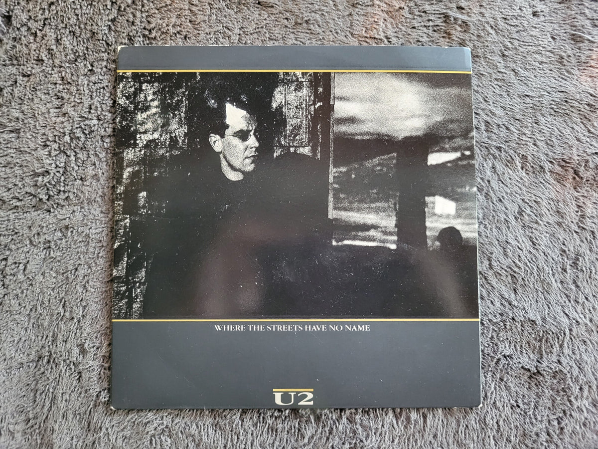 U2 WHERE THE STREETS HAVE NO NAME GER IMPORT BRIAN ENO PS PICTURE SLEEVE