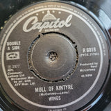 PAUL MCCARTNEY WINGS MULL OF KINTYRE PROMO SHORT VERSION PICTURE SLEEVE R 6018
