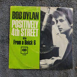 BOB DYLAN POSITIVELY 4TH STREET PICTURE SLEEVE FROM A BUICK 6 COLUMBIA 4-43389
