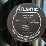 DICK KATZ PIANO & PEN ATLANTIC 1314