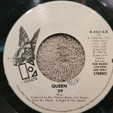 QUEEN YOU'RE MY BEST FRIEND WHITE LABEL PROMO ELEKTRA E-45318 '39 BUTTERFLY WLP