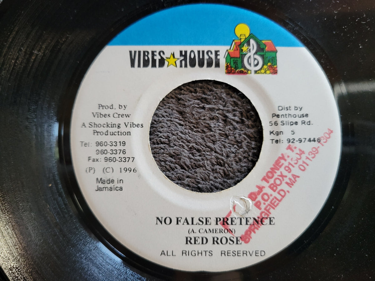 RED ROSE NO FALSE PRETENCE 7" VIBES HOUSE JAMAICA