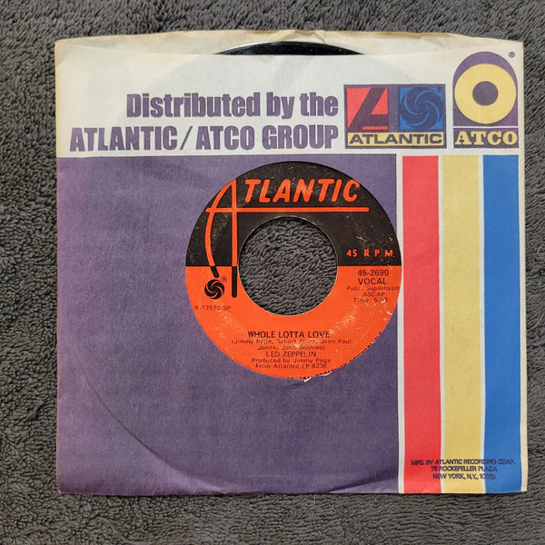 LED ZEPPELIN WHOLE LOTTA LOVE LIVING LOVING MAID 45-2690