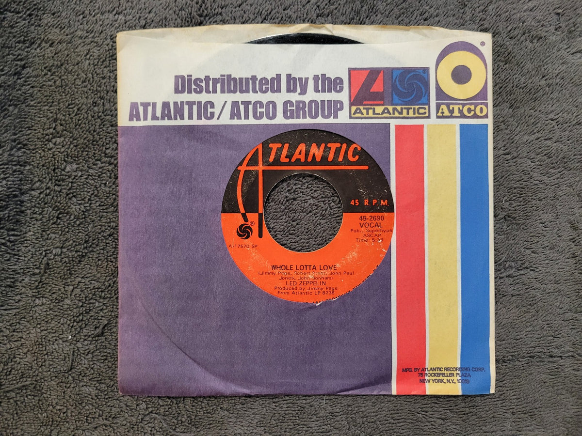 LED ZEPPELIN WHOLE LOTTA LOVE LIVING LOVING MAID 45-2690
