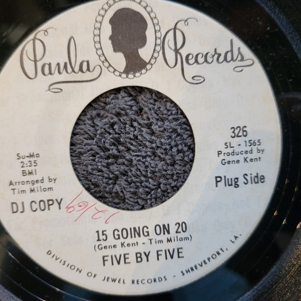 FIVE BY FIVE 15 GOING ON 20 WHITE LABEL PROMO PAULA 326 DJ COPY PENTHOUSE PAUPER