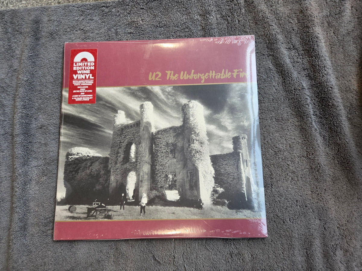 U2 THE UNFORGETTABLE FIRE NEW SEALED 180G WINE VINYL