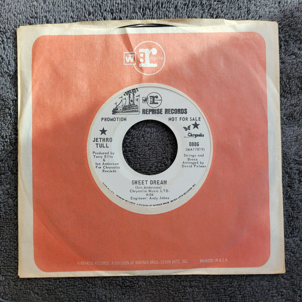 JETHRO TULL SWEET DREAM MISPRINT WHITE LABEL PROMO REASONS FOR WAITING 0886