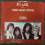 QUEEN ITS LATE  WHITE LABEL PROMO ELEKTRA E-45478 WLP SHORT & LONG VERSION WLP