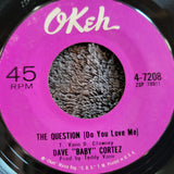 DAVE BABY CORTEZ POPPING POPCORN OKEH 4-7208