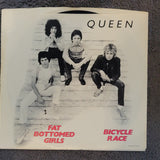 QUEEN FAT BOTTOMED GIRLS BICYCLE RACE BUTTERFLY LABEL PICTURE SLEEVE E-45541