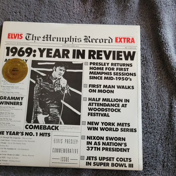 ELVIS PRESLEY THE MEMPHIS RECORD 2LP INSERT RCA