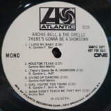 ARCHIE BELL & THE DRELLS THERES GONNA BE A SHOWDOWN WHITE LABEL PROMO wlp