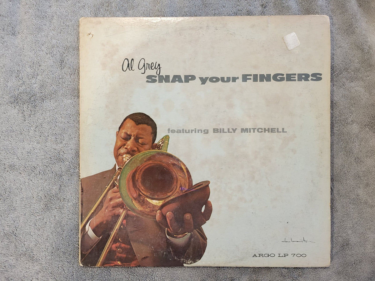 AL GREY SNAP YOUR FINGERS FIRST PRESS MONO ARGO LP 700 BILLY MITCHELL