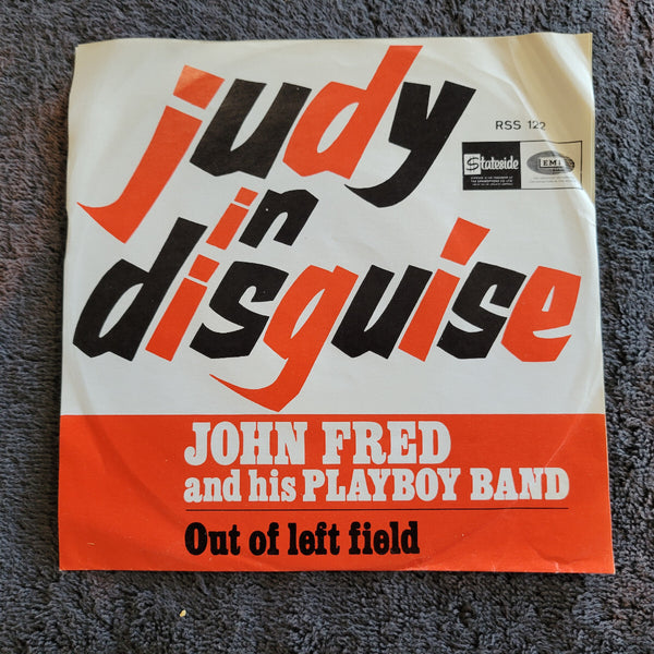 JOHN FRED AND HIS PLAYBOY BAND JUDY IN DISGUISE 7" IMPORT BELGIUM