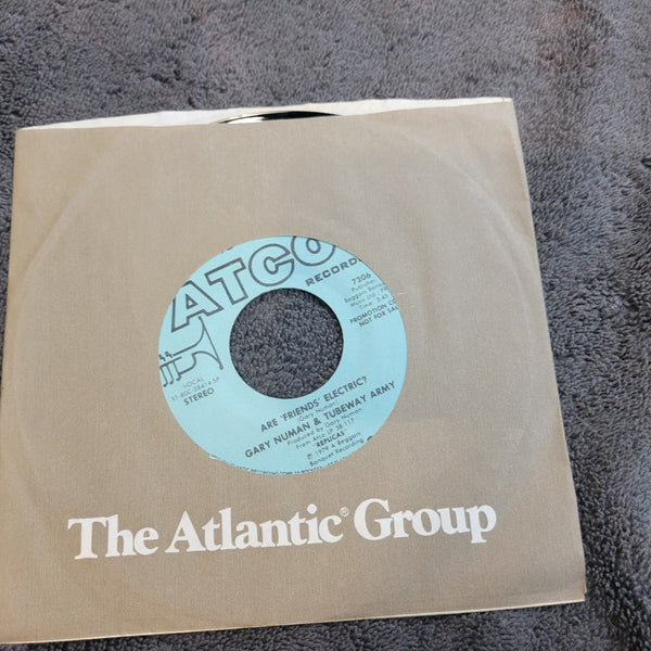 GARY NUMAN & TUBEAWAY ARMY ARE FRIENDS ELECTRIC WHITE LABEL PROMO ELECTRIC? MONO