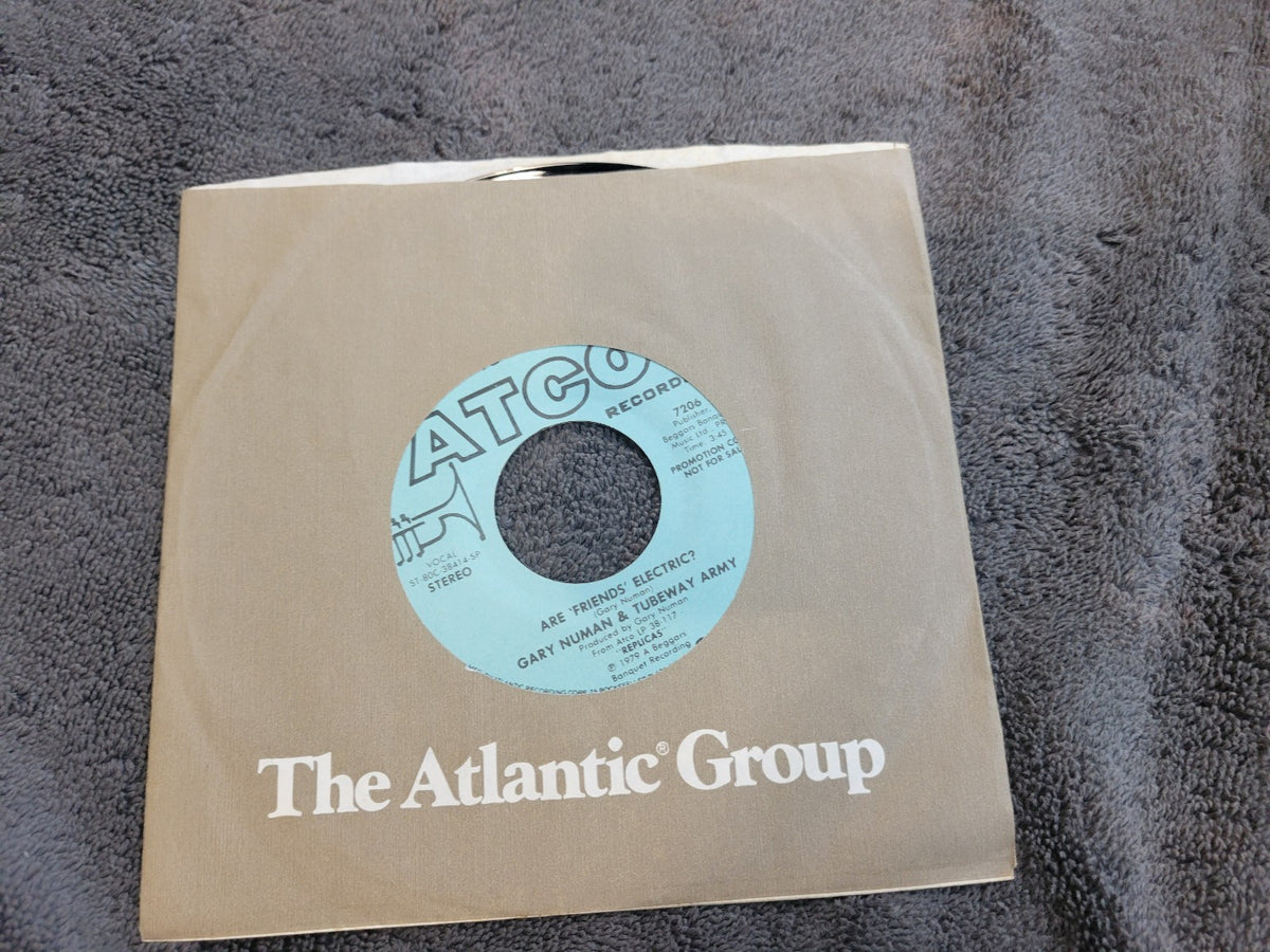 GARY NUMAN & TUBEAWAY ARMY ARE FRIENDS ELECTRIC WHITE LABEL PROMO ELECTRIC? MONO