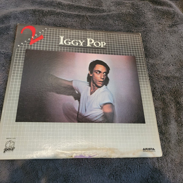 IGGY POP S/T SELF TITLED COMPILATION PAIR RECORDS 2LP