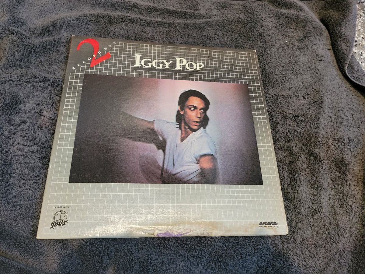 IGGY POP S/T SELF TITLED COMPILATION PAIR RECORDS 2LP