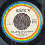BUZZCOCKS RUNNING FREE WHAT DO YOU KNOW PS PICTURE SLEEVE