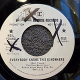 NEIL YOUNG EVERYBODY KNOWS THIS IS NOWHERE WHITE LABEL PROMO MONO REPRISE 0819