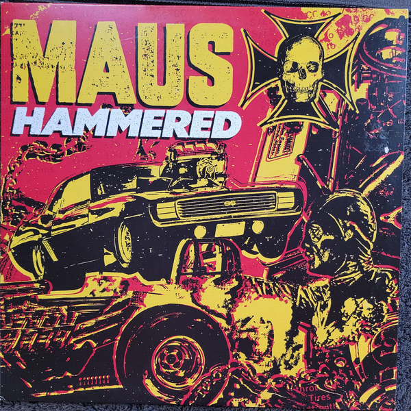 MAUS HAMMERED IMPORT RED SPLATTER