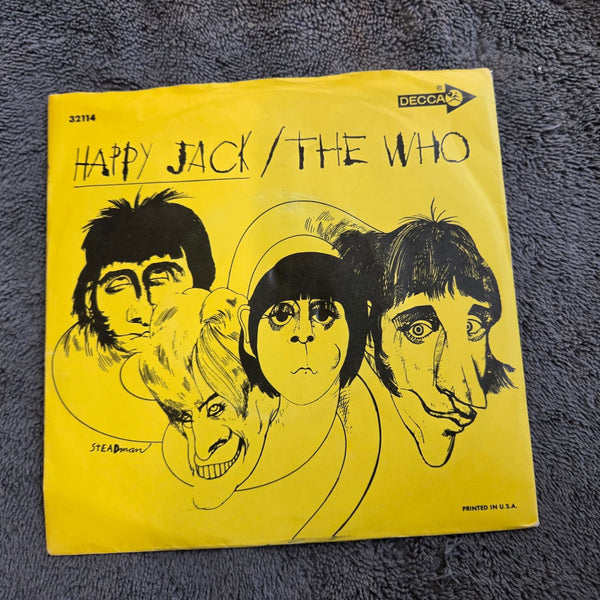 WHO HAPPY JACK PICTURE SLEEVE WHISKEY MAN DECCA 32114