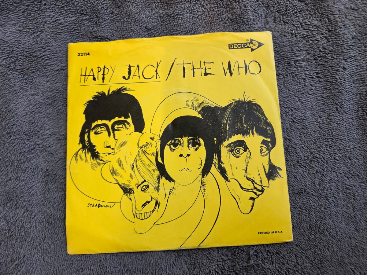 WHO HAPPY JACK PICTURE SLEEVE WHISKEY MAN DECCA 32114