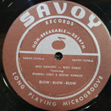 WEST COAST JAZZ CONCERT DEXTER GORDON BARNEY KESSEL WARDELL GRAY SONNY CRISS