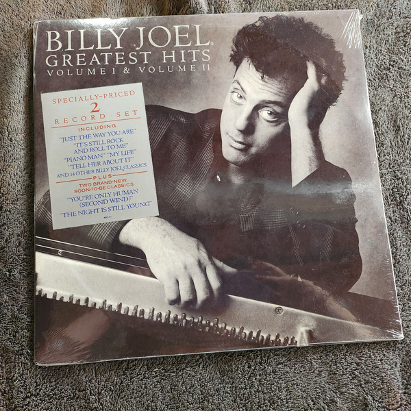 BILLY JOEL GREATEST HITS VOLUME 1 & VOLUME 2 SEALED NEW HYPE STICKER
