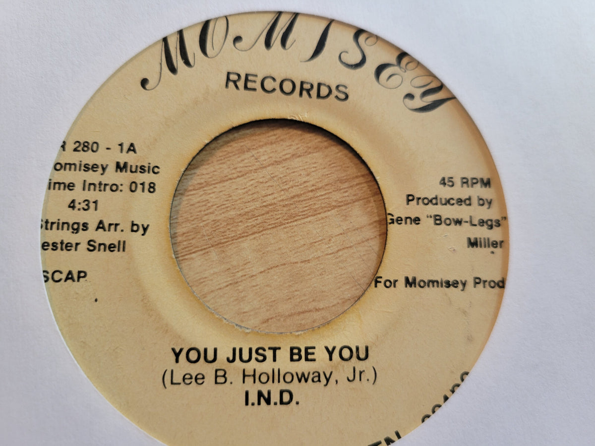 I.N.D. INTO NEW DIRECTIONS YOU JUST BE YOU IND I'M NOT READY
