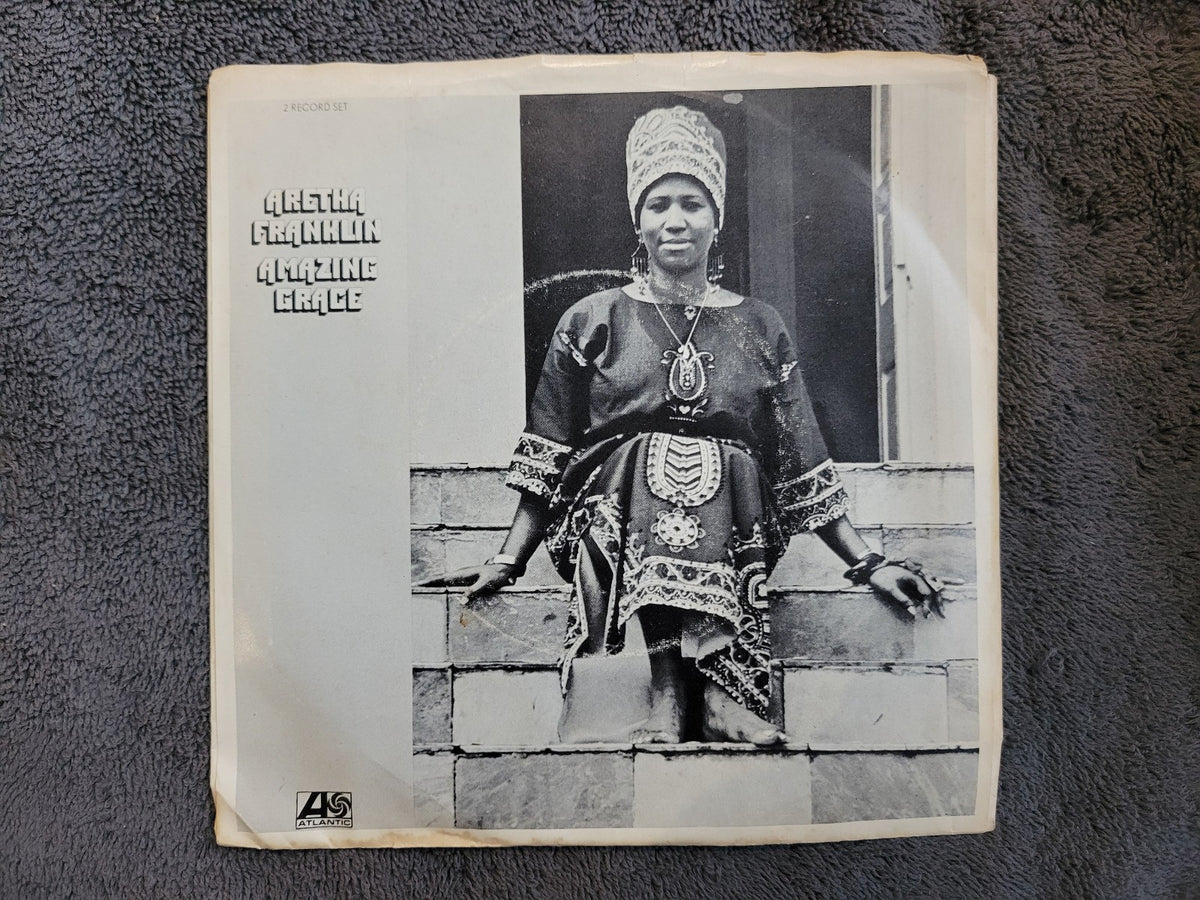 ARETHA FRANKLIN AMAZING GRACE MONO WHITE LABEL PROMO ATLANTIC SD 2-906 WLP