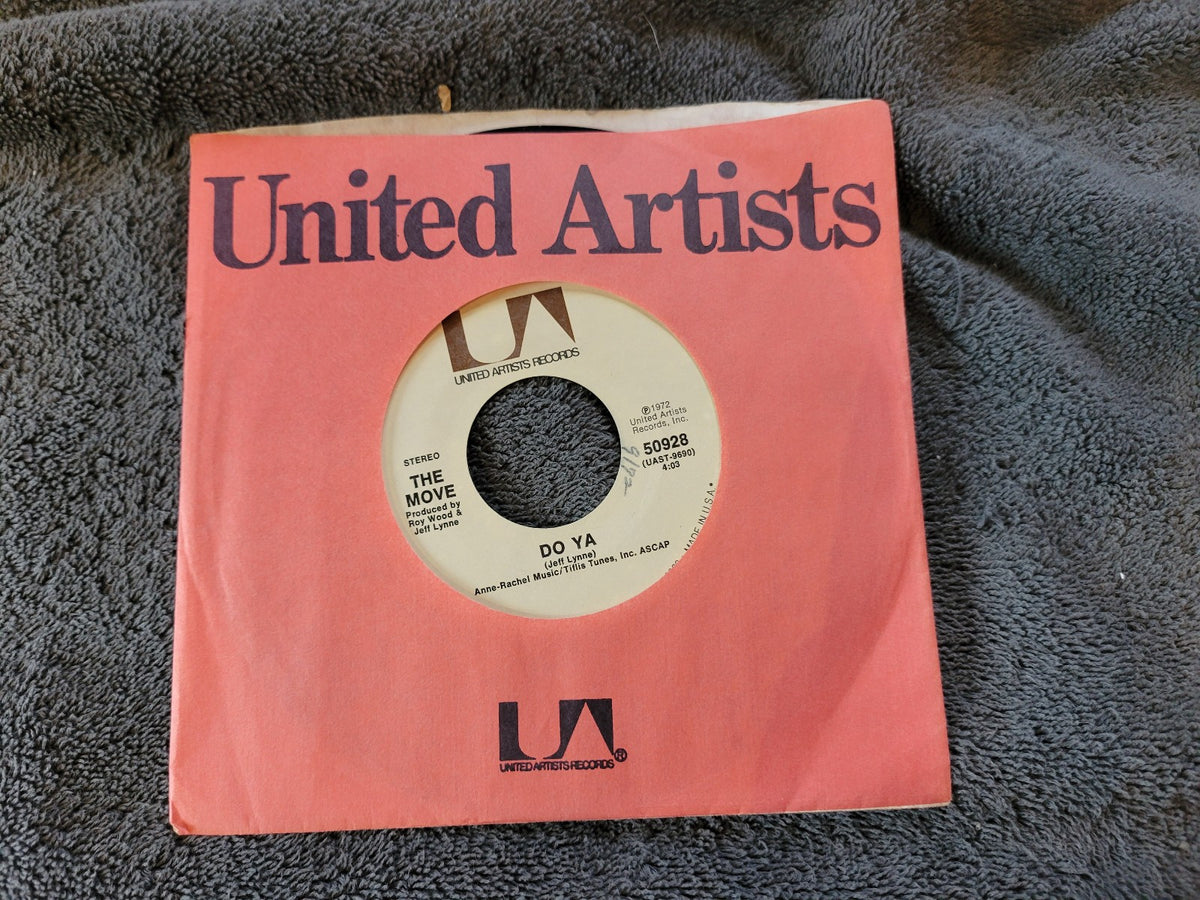 MOVE DO YA CALIFORNIA MAN ELECTRIC LIGHT ORCHESTRA UNITED ARTISTS 50928
