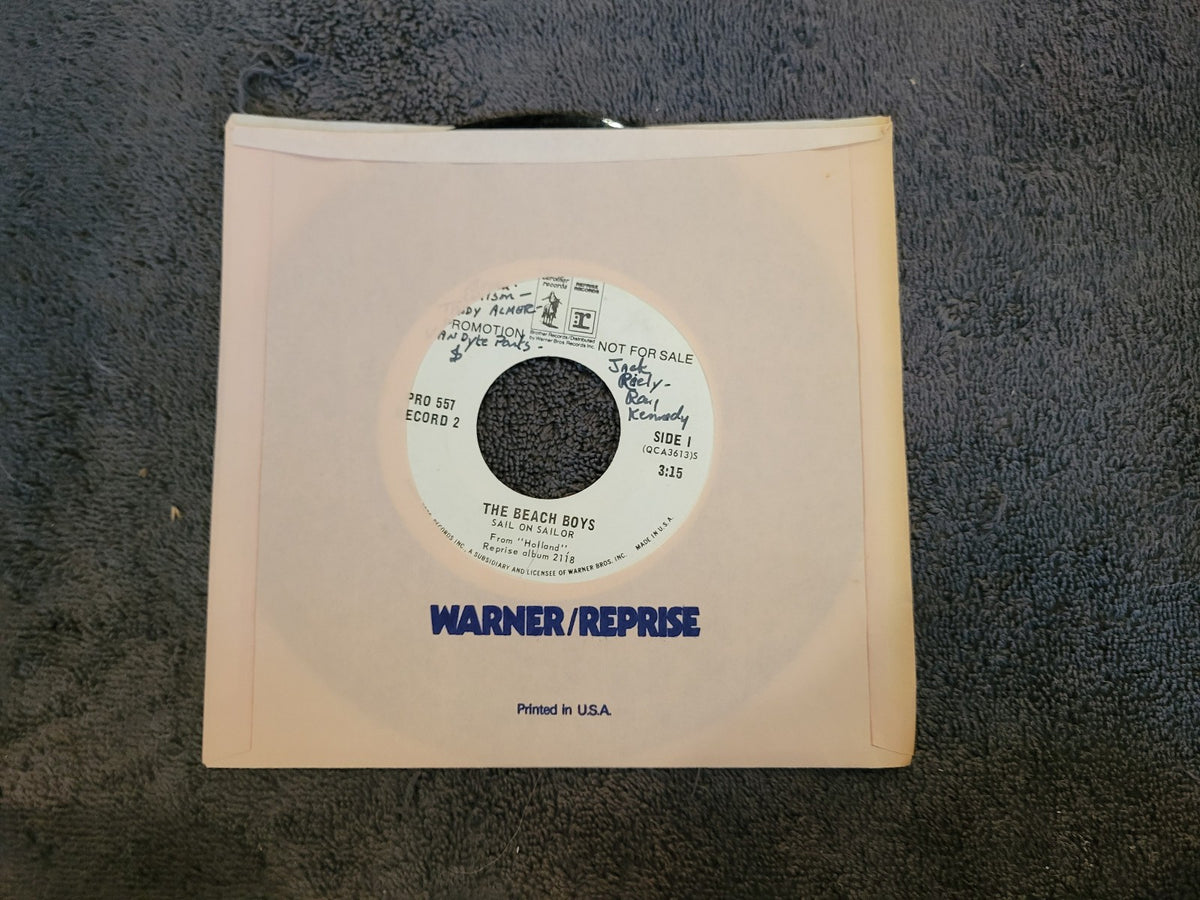 BEACH BOYS SAIL ON SAILOR THE TRADER WHITE LABEL PROMO REPRISE PRO 557 WLP