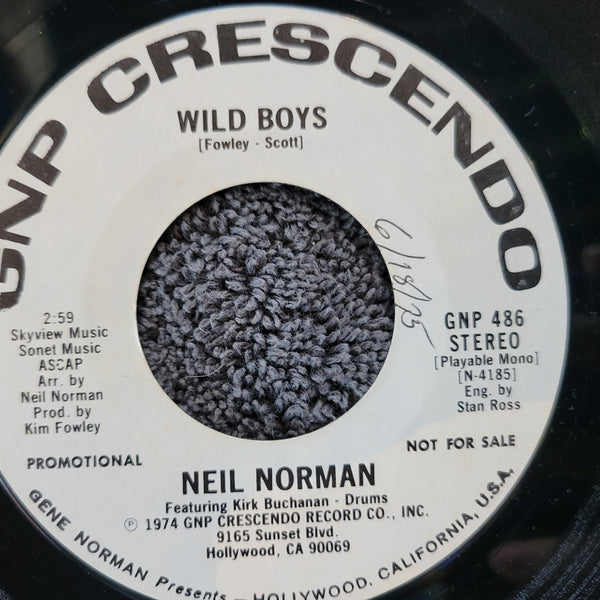 NEIL NORMAN WILD BOYS WHITE LABEL PROMO WLP GNP CRESCENDO 436