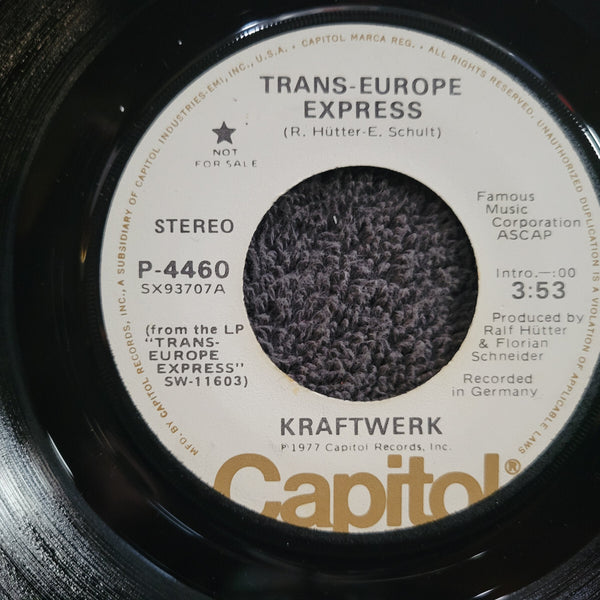 KRAFTWERK TRANS EUROPE EXPRESS WLP WHITE LABEL PROMO